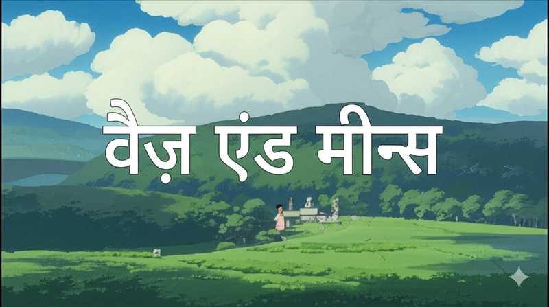 वेज़ एंड मीन्स एडवांस